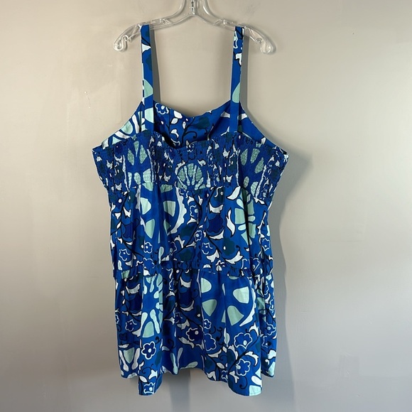 NWT Women Rhode x Target Limited Edition Zinnia Floral Tiered Mini Dress Size 4X - Picture 4 of 15